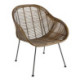 SILLON 53x71x81 METAL/MIMBRE MARRON