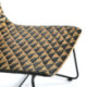 SILLON 62x63x72 METAL NEGRO/ MIMBRE NATURAL/NEGRO