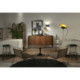 SILLON 62x63x72 METAL NEGRO/ MIMBRE NATURAL/NEGRO