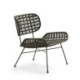 SILLON 63x66x71 METAL VERDE/MIMBRE VERDE