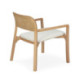 SILLON 63x66x72 MADERA NATURAL/RATAN NATURAL/TELA BLANCO YB331-1