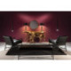SILLON 63x95x79 METAL GRIS OSCURO/POLIPIEL NEGRO