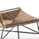 SILLON 65x56x72 METAL NEGRO/MIMBRE NATURAL