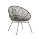 SILLON 67x72x77 METAL NEGRO/MIMBRE MARRON