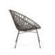 SILLON 67x72x77 METAL NEGRO/MIMBRE MARRON