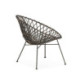 SILLON 67x72x77 METAL NEGRO/MIMBRE MARRON