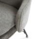 SILLON 70x78x95 METAL NEGRO/TELA GRIS