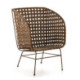 SILLON 73x73x106 METAL/MIMBRE MIEL