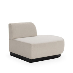 SOFA 130x105x78 TELA BLANCO DERECHA