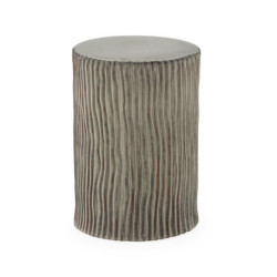 TABURETE 31x31x44,5 CERAMICA GRIS