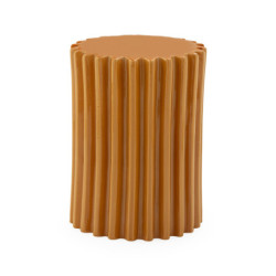 TABURETE 33x33x45 CERAMICA NARANJA