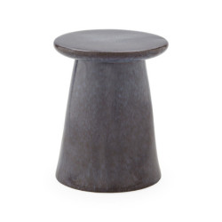 TABURETE 35x35x45 CERAMICA AZUL OSCURO ENVEJECIDO