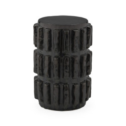 TABURETE 35x35x45 CERAMICA NEGRO