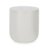TABURETE 41x41x45,7 FIBRA DE PIEDRA BLANCO MATE