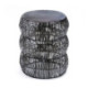 TABURETE 43x43x50 METAL COLOR BRONCE ENVEJECIDO