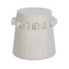 TABURETE 44x44x45 MADERA BLANCO