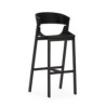 TABURETE 50,8x47x105 MADERA/METAL NEGRO