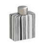 TIBOR 14x7x19 CERAMICA BLANCO/NEGRO/PLATA