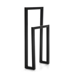 TOALLERO 55x21x110 MADERA MINDI NEGRO