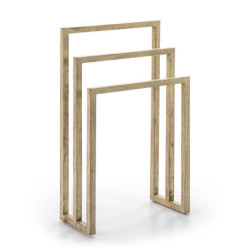 TOALLERO 55x27x93 MADERA BLANCO VELADO