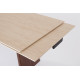 MESA COMEDOR EXTENSIBLE RECTANGULAR ESTRUCTURA MADERA TOPE GRES PORCELANICO