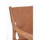 SILLON PIEL MARRON ESTRUCTURA DE TECA