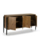 APARADOR 180x45x90 MADERA MINDI MARRON/NEGRO