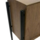 APARADOR 180x45x90 MADERA MINDI MARRON/NEGRO