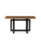 CONSOLA 130x50x72 MADERA ROBEL NEGRO/ROBLE COLOR NOGAL
