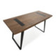 ESCRITORIO 140x60x75 MADERA NOGAL/METAL NEGRO MATE