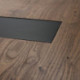 ESCRITORIO 140x60x75 MADERA NOGAL/METAL NEGRO MATE
