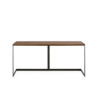 ESCRITORIO 160x65x76 MADERA NOGAL/METAL NEGRO MATE