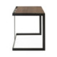 ESCRITORIO 160x65x76 MADERA NOGAL/METAL NEGRO MATE