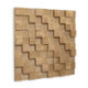 ESCULTURA 79x5x79 MADERA NATURAL
