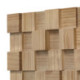 ESCULTURA 79x5x79 MADERA NATURAL