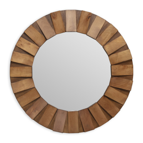 ESPEJO 89x5x89 MADERA NATURAL