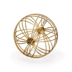 FIGURA 15x15x15 METAL DORADO