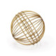 FIGURA 15x15x15 METAL DORADO