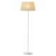 LAMPARA DE PIE 25x25x123 METAL BLANCO/SIN PANTALLA