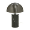 LAMPARA SOBREMESA 25x10x40 MARMOL NEGRO/LATON PLOMO