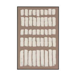 LIENZO 80x5x120 BLANCO/NEGRO/MARRON