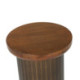 MESA AUXILIAR 30x30x60 MADERA / COLOR NOGAL