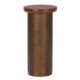 MESA AUXILIAR 34x34x69 MADERA / COLOR NOGAL
