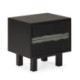 MESITA DE NOCHE 55x40x50 MADERA NEGRO/GRIS