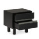 MESITA DE NOCHE 55x40x50 MADERA NEGRO/GRIS