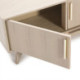 MUEBLE TV 160x40x45 MADERA NATURAL CON PATINA GRIS