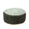 PUFF 55x55x20 ALFOMBRA SHUMAK NEGRO/GRIS