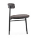 SILLA 48x54x73 METAL NEGRO/TELA SAN REMO-100 NEGRO