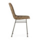 SILLA 54,50x43,50x81 METAL NEGRO/MIMBRE GRIS LAVADO/NATURAL