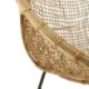 SILLON 66x72x78 METAL NEGRO/MIMBRE NATURAL